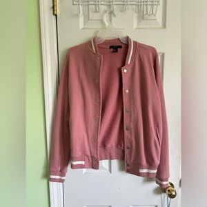 Pink Varsity Jacket